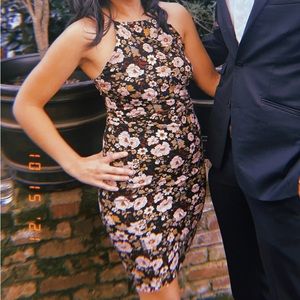 Forever 21 Floral Pink Sleeveless Tank Maxi Dress